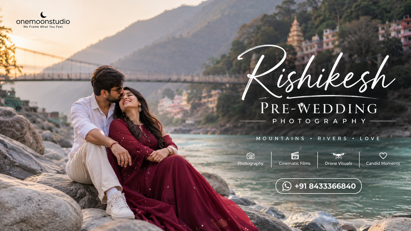 Best Rishikesh Pre Wedding Photography